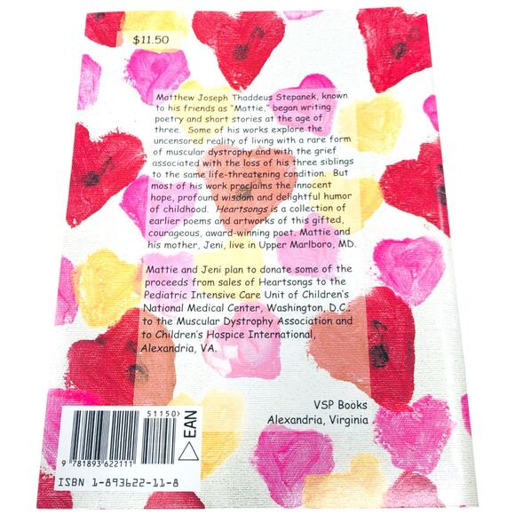 Heartsongs by Mattie J.T. Stepanek 2001 VSP Books - Picture 2 of 10